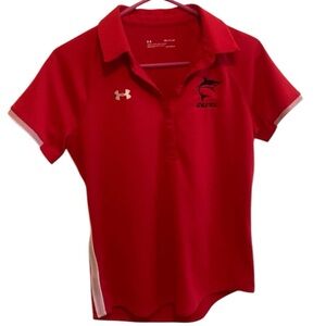 Women’s Under Armour Heat Gear Dri Fit Athletics Polo Size Small